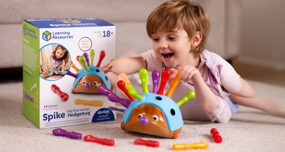 Spike The Fine Motor Hedgehog — Hands-on Montessori Stacking Toy Review